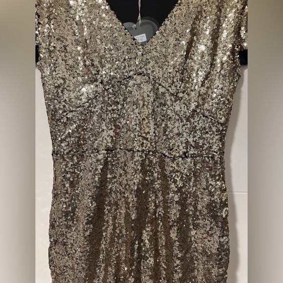 BNWT Gold Sequin Dress - Picture 7 of 8